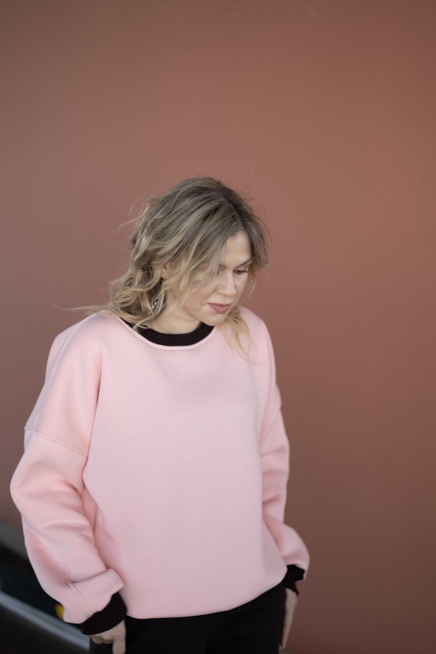 Костюм хлопковый на флисе Юля/Палаццо - фото 3 Костюм хлопковый на флисе Юля/Палаццо - фото 3