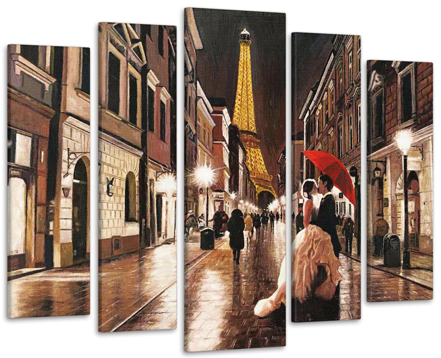 Картина модульная Пара под зонтиком 115x170 см (Art-251_5)