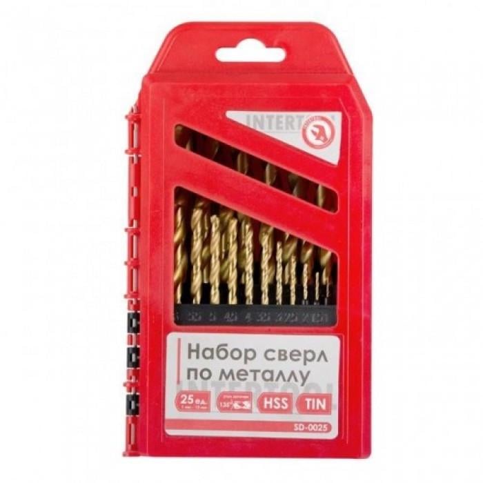 Набір свердел по металу Intertool SD-0025 HSS 25 шт. (1527311903) - фото 8 Набір свердел по металу Intertool SD-0025 HSS 25 шт. (1527311903) - фото 8
