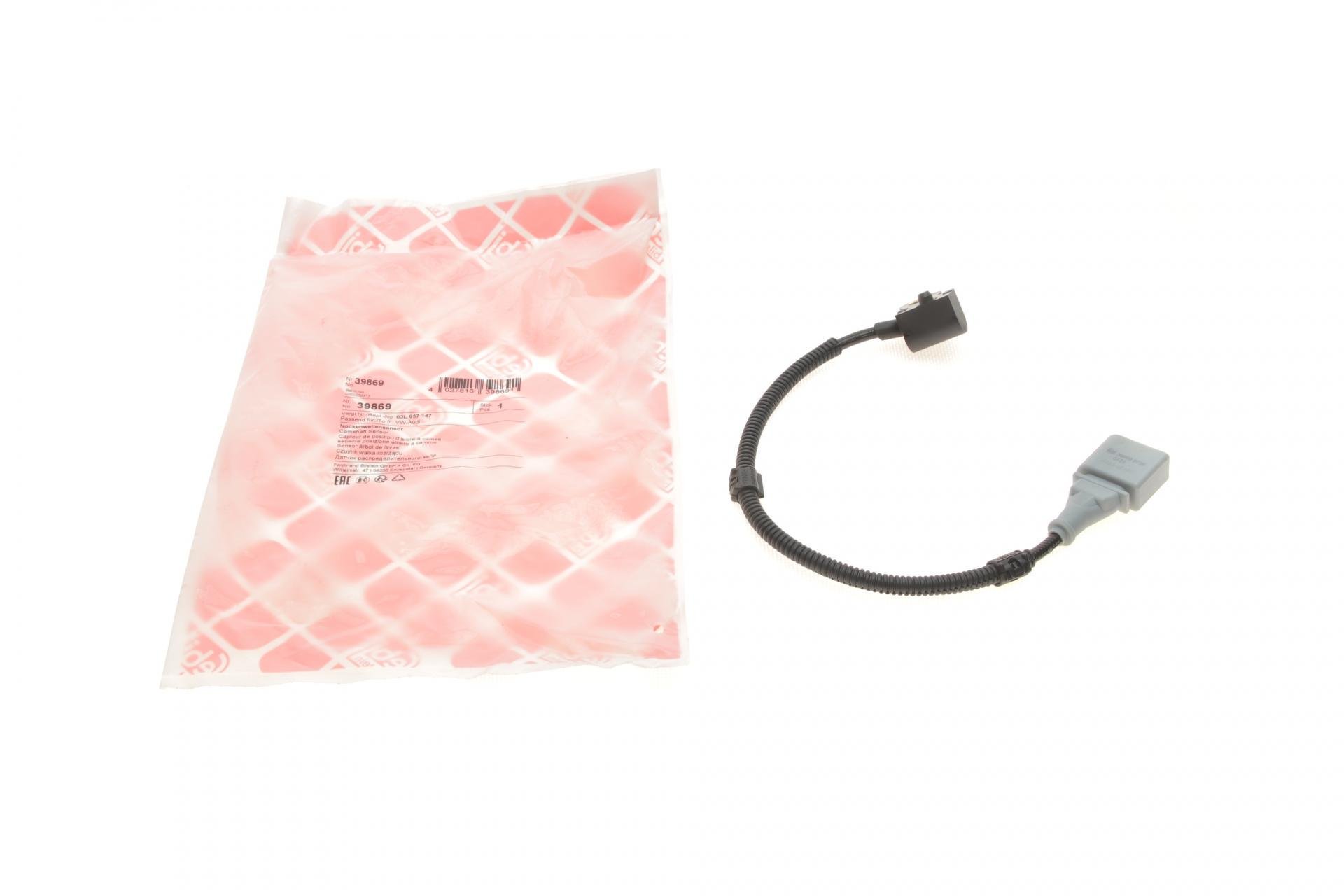 Датчик FEBI BILSTEIN положения распредвала VW Caddy/T5 1,6/2,0 TDI/BiTDI 10- (39869)