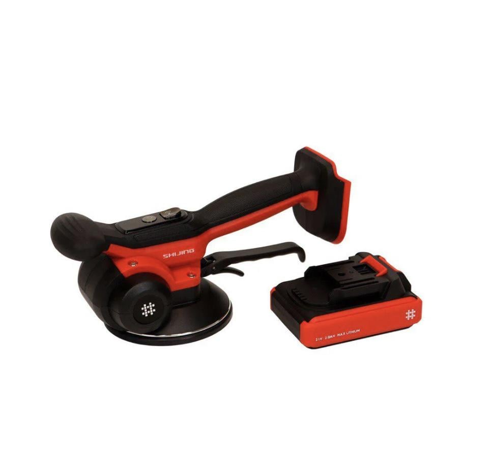 Виброприсоска аккумуляторная Shijing 9393 21V 123 мм 1 АКБ Виброприсоска аккумуляторная Shijing 9393 21V 123 мм 1 АКБ