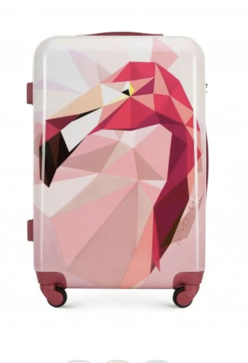 Чемодан Wittchen ABS пластик с принтоM (56-3A-642-34)