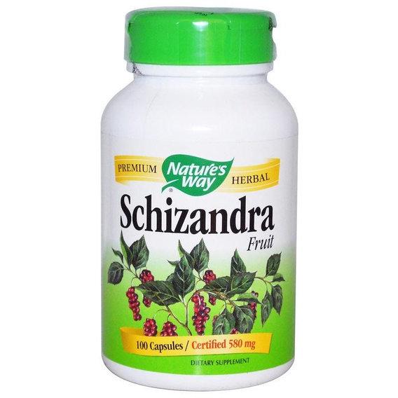 Комплекс для профілактики роботи головного мозку Nature's Way Schizandra Fruit 580 мг 100 Caps