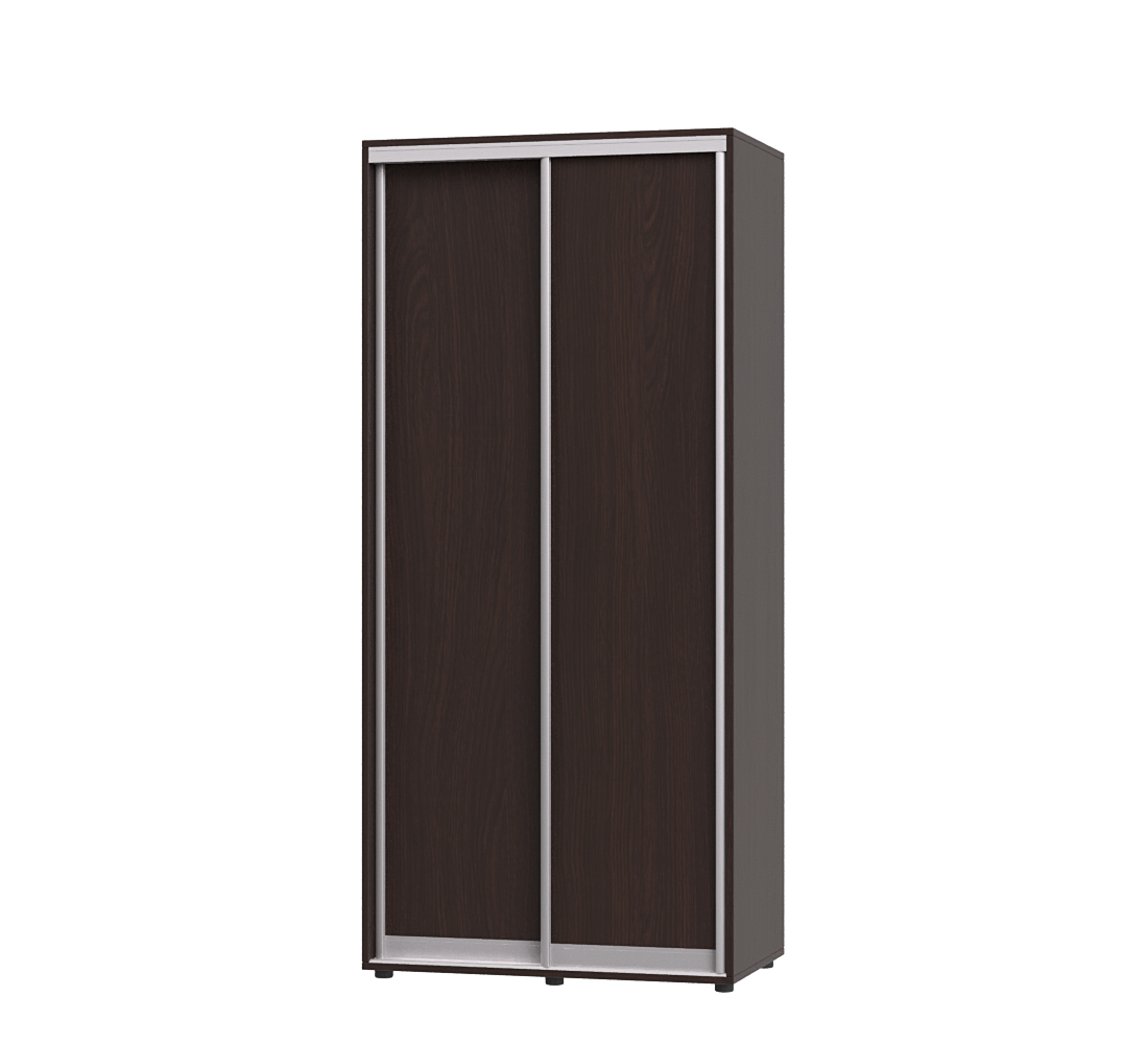 Шкаф-купе двухдверный Эверест ШК-01 100х45х220 см Венге магия (06623)