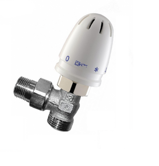 Кран RLTR + Термоголовка HERZ МINI кутовий 1/2" (28414593)