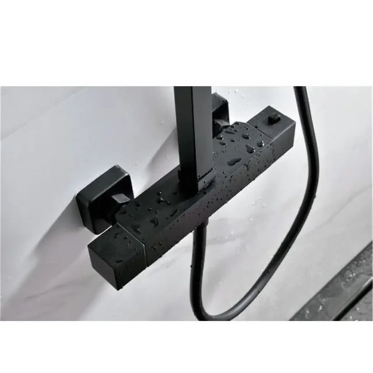 Душевая система Imex Vigo с термостатом 141 см Черный матовый (BTV013/NG) - фото 3 Душевая система Imex Vigo с термостатом 141 см Черный матовый (BTV013/NG) - фото 3