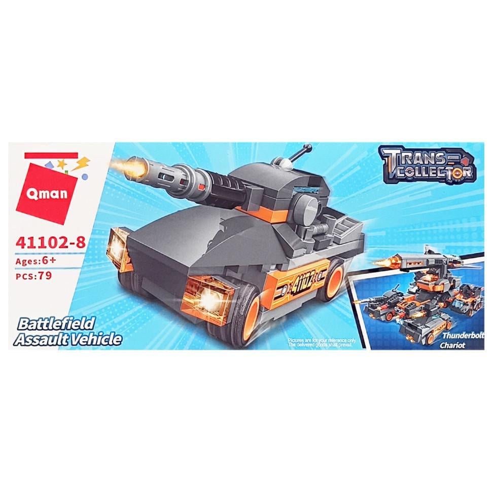 Конструктор детский Qman 41102-8 Военная техника 79 деталей (49017) Конструктор детский Qman 41102-8 Военная техника 79 деталей (49017)