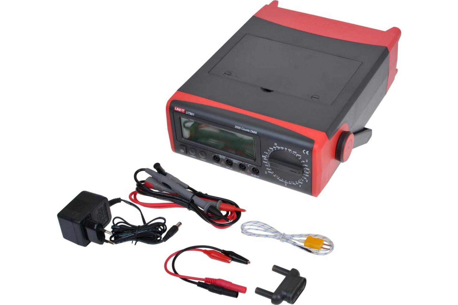 Мультиметр універсальний UNIT UT801 переносний лабораторний Червоний (3-9-66-030)