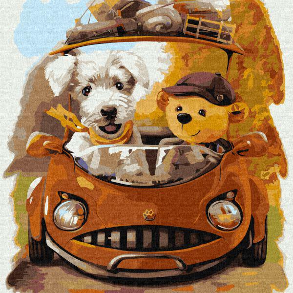 Картина по номерам Идейка Дружеское путешествие 40x40 см (KHO4382)