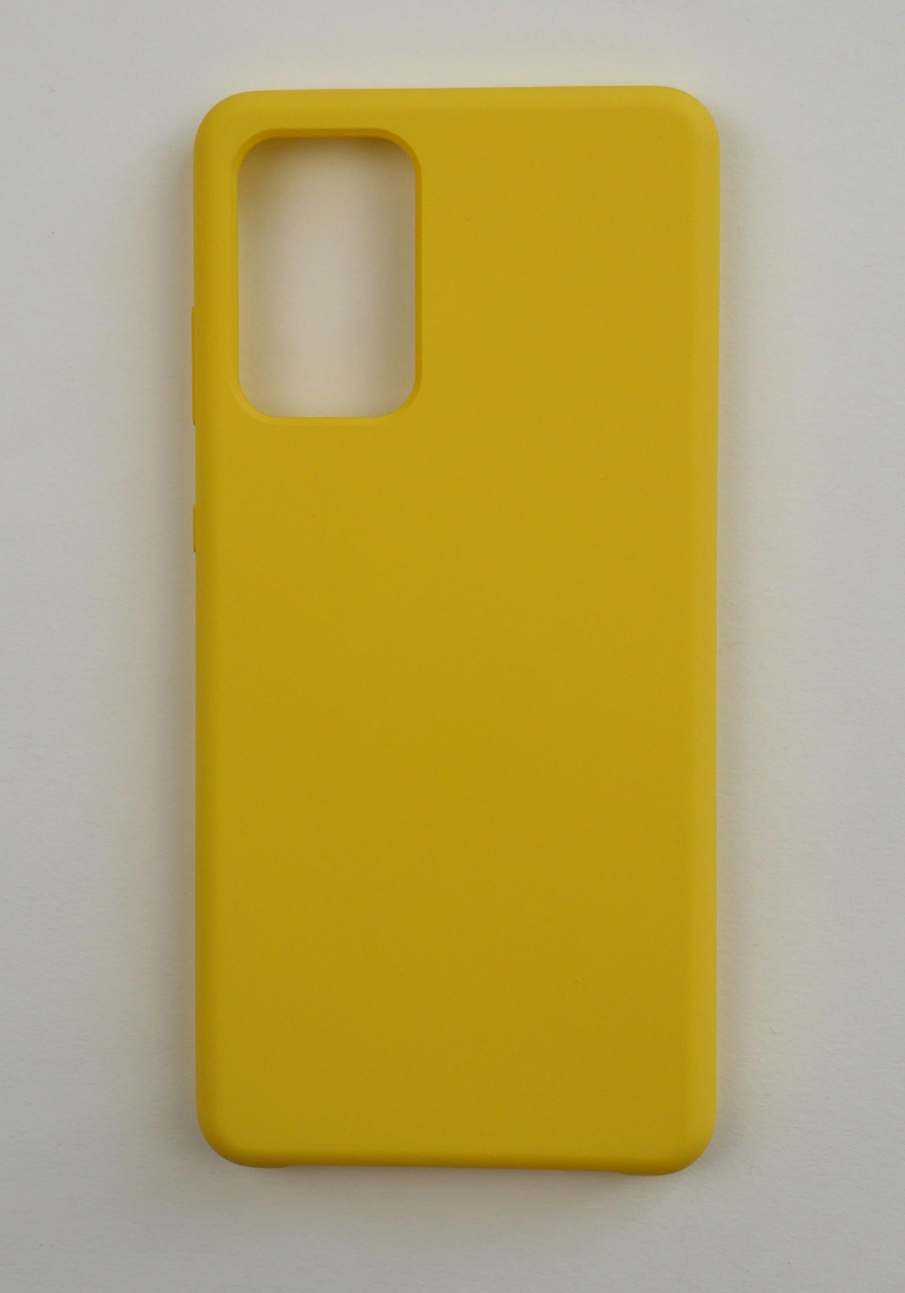 Чехол Jelly Silicone Case Samsung A72 Yellow (4)