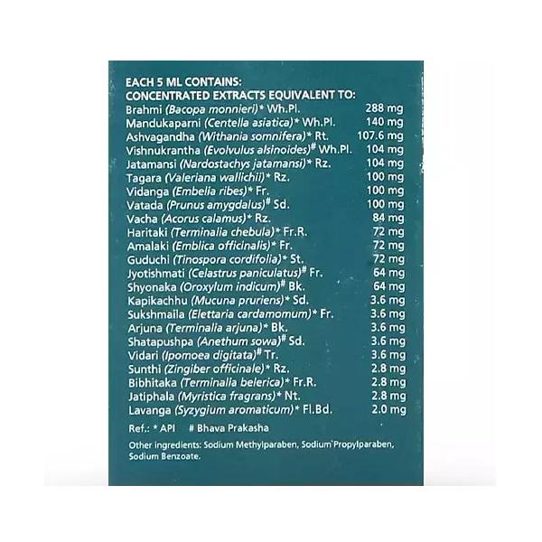 Комплекс для профилактики работы головного мозга Himalaya Mentat DS Syrup 100 ml 20 servings (000021853) - фото 3