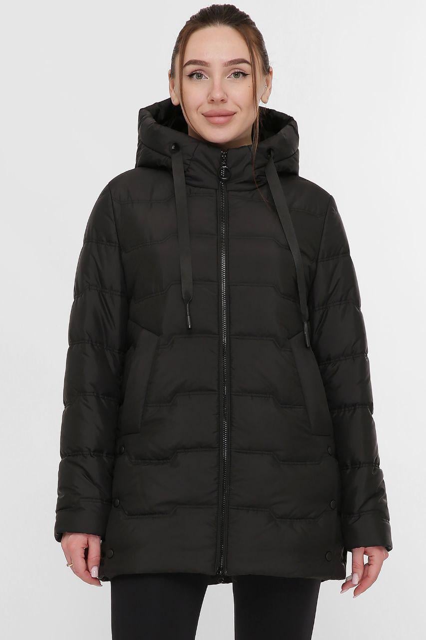 Куртка женская демисезонная Rolana Камила р. 58 Черный (113-28-58)