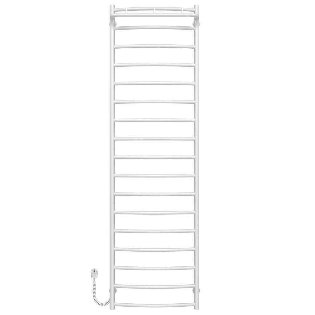 Полотенцесушитель электрический Deffi Классик N П17 EF16 левое подключение нержавеющая сталь 500х1800 мм Белый (C.KN.180.50.17.EWL5)