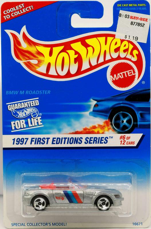 Игрушечная машинка Hot Wheels BMW M Roadster Z3 1997 First Editions №518 (16671)