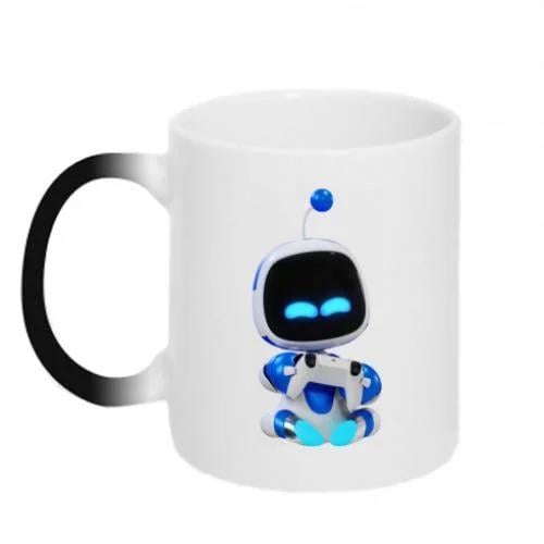 Чашка хамелеон Playing Astro Bot 320 мл Белый (18252979-17-206850)