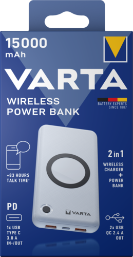 Повербанк Varta Energy 15000 з функцією безпровідної зарядки (171)