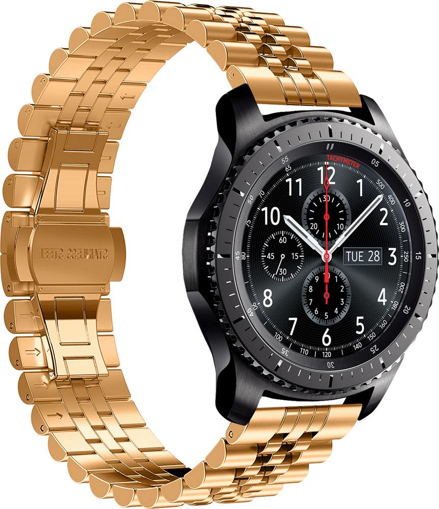 Браслет металлический Stech для Samsung Gear S3 Rose Gold (25250-27)