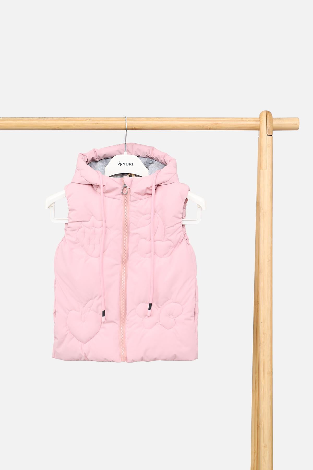 Жилет для девочки утепленный ЦБ-00289746 110 см Розовый