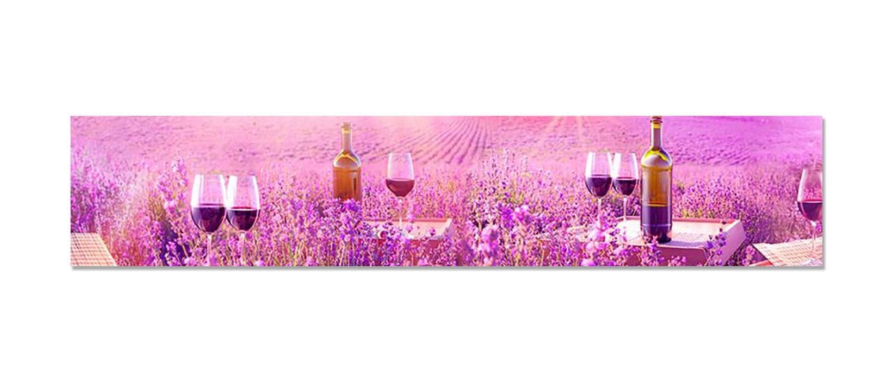 Наклейка виниловая на кухню Zatarga Лавандовое вино 600х3000 мм (1289776220)