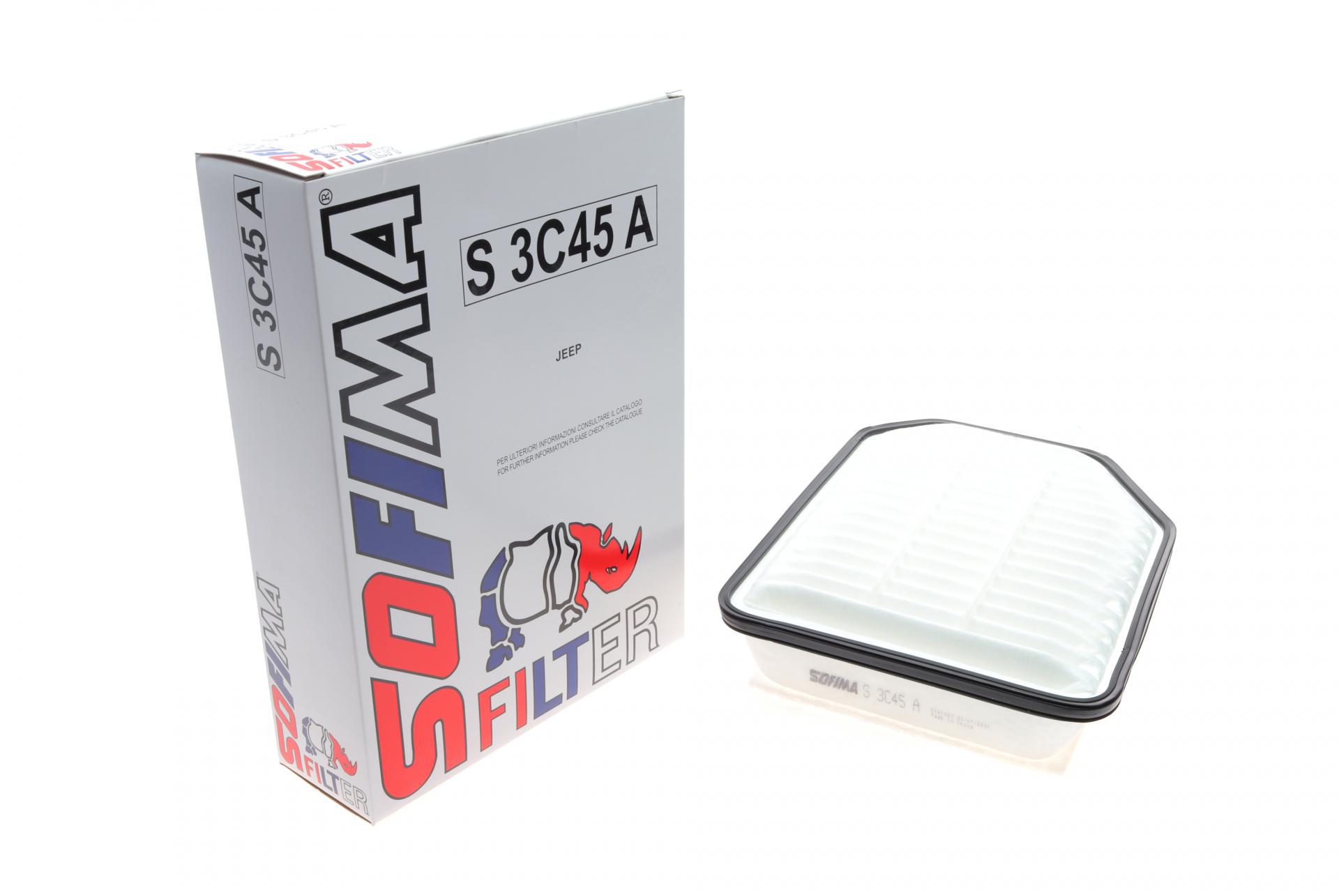 Фільтр повітряний SOFIMA для Jeep Wrangler 2,8 CRD 07- (S 3C45 A)