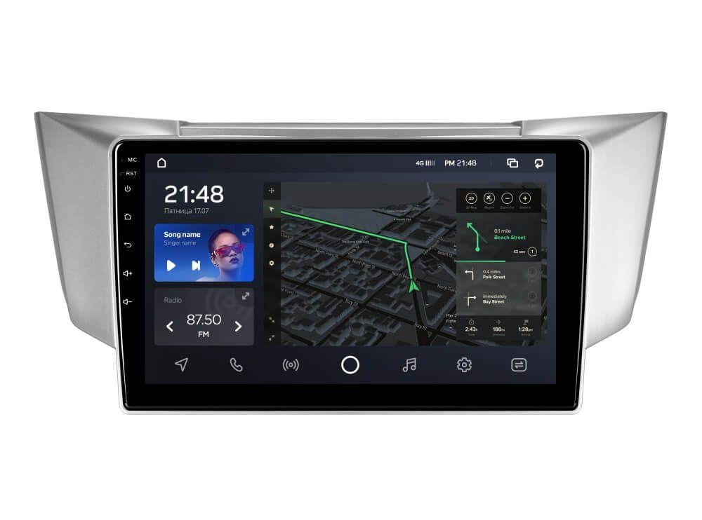Штатна магнітола AMS T910 6+128 Gb Lexus RX300 RX330 RX350 RX400H Toyota harrier 2003-2009