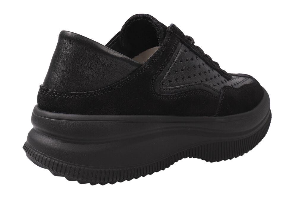 Кросівки жіночі Best Vak із замші на низькому ходу на шнурівці 100 р. 36 Чорний (62-21DTS) - фото 4 Кросівки жіночі Best Vak із замші на низькому ходу на шнурівці 100 р. 36 Чорний (62-21DTS) - фото 4