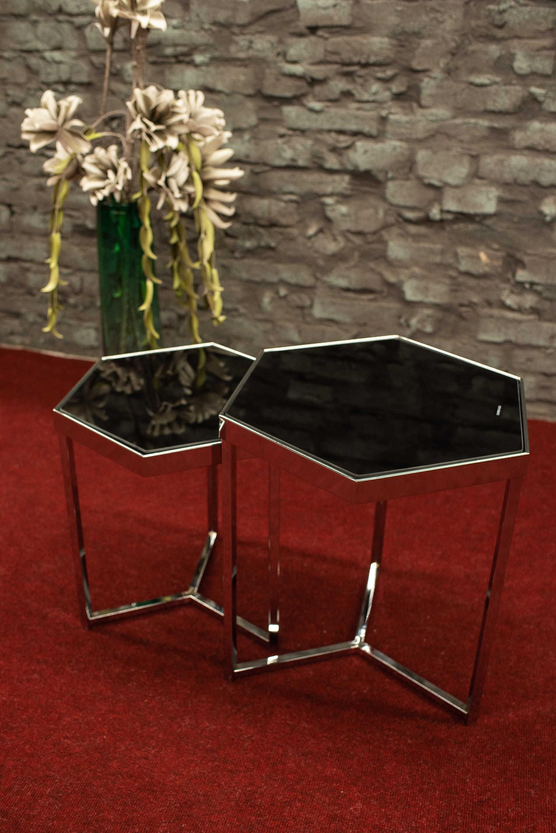 Журнальный стол Signal Milos Черный/Хром - фото 2