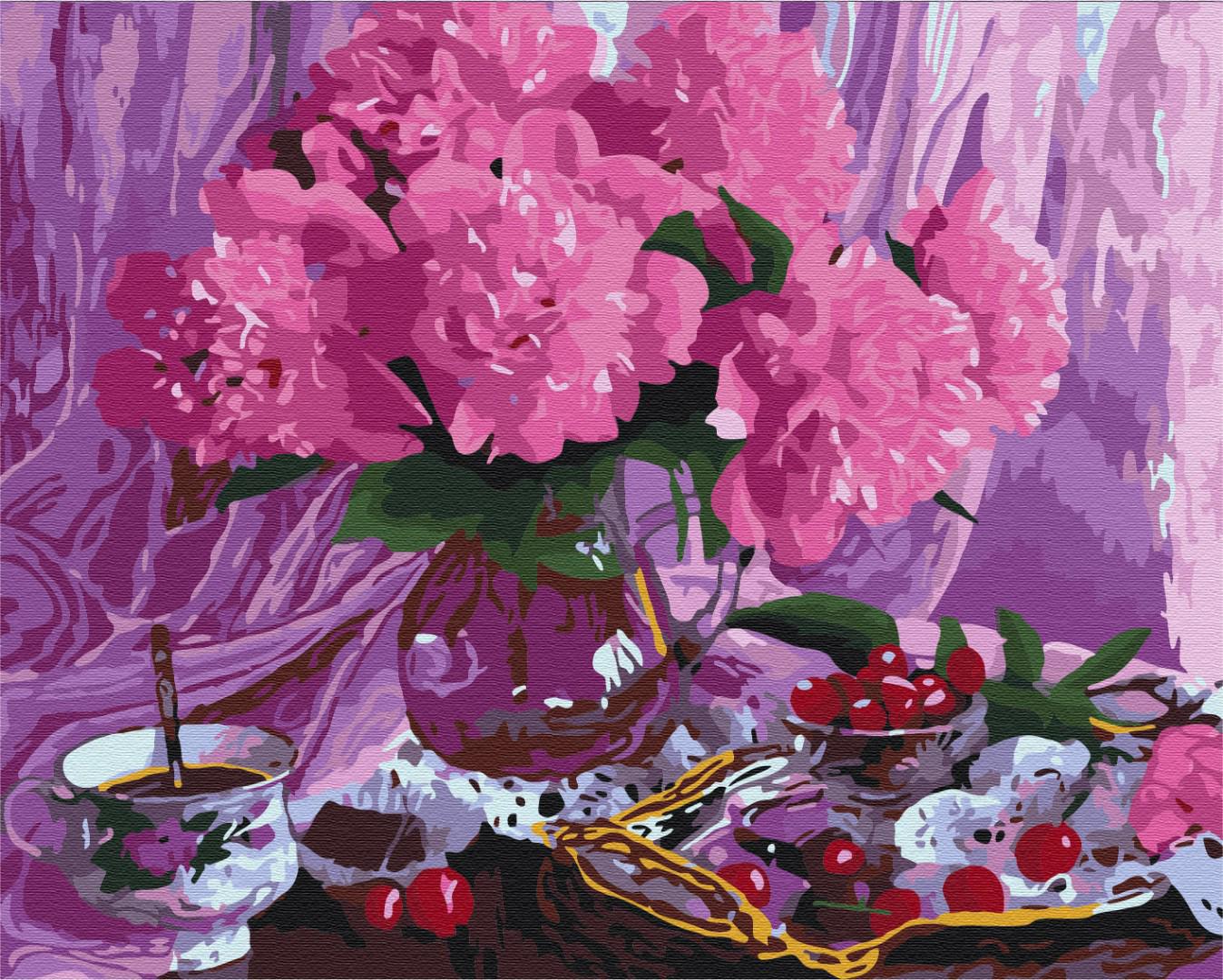 Картина по номерам Brushme Пионы 48x60 см (BS5071L)