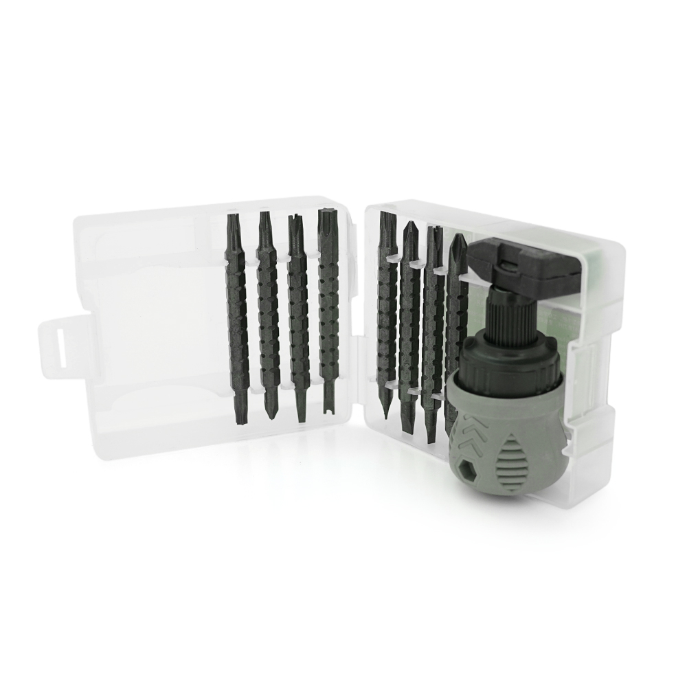 Отвертка с набором стержней 18-in-1 длина держателя 88 мм (YUT_V7427)