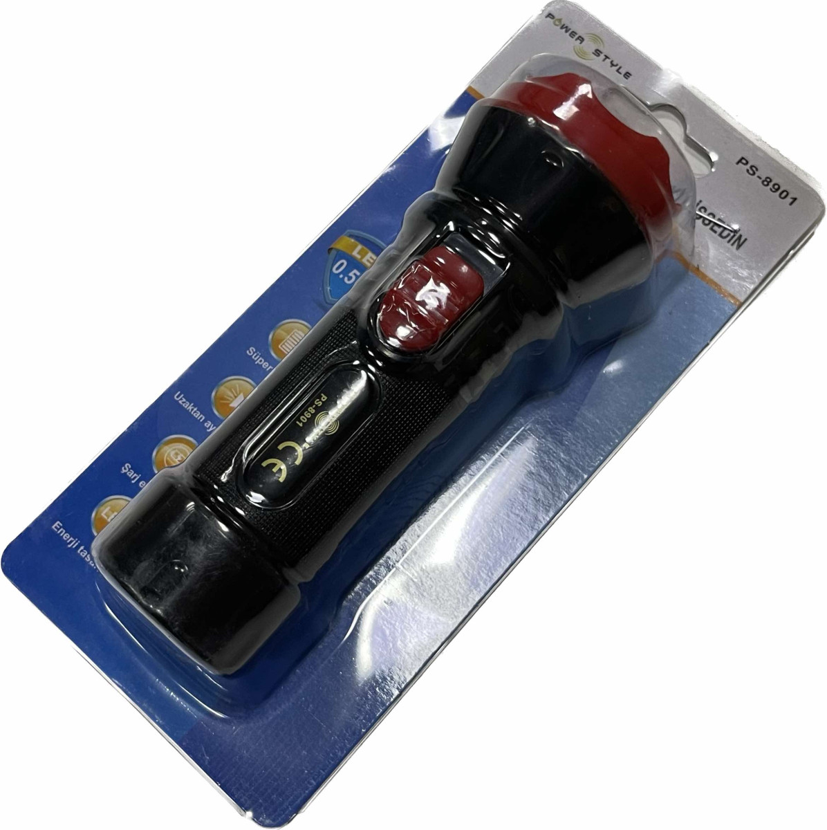 Ліхтар акумуляторний ручний Power Style PS-8901 0,5 Вт 13х5 см (4491396) - фото 7 Ліхтар акумуляторний ручний Power Style PS-8901 0,5 Вт 13х5 см (4491396) - фото 7