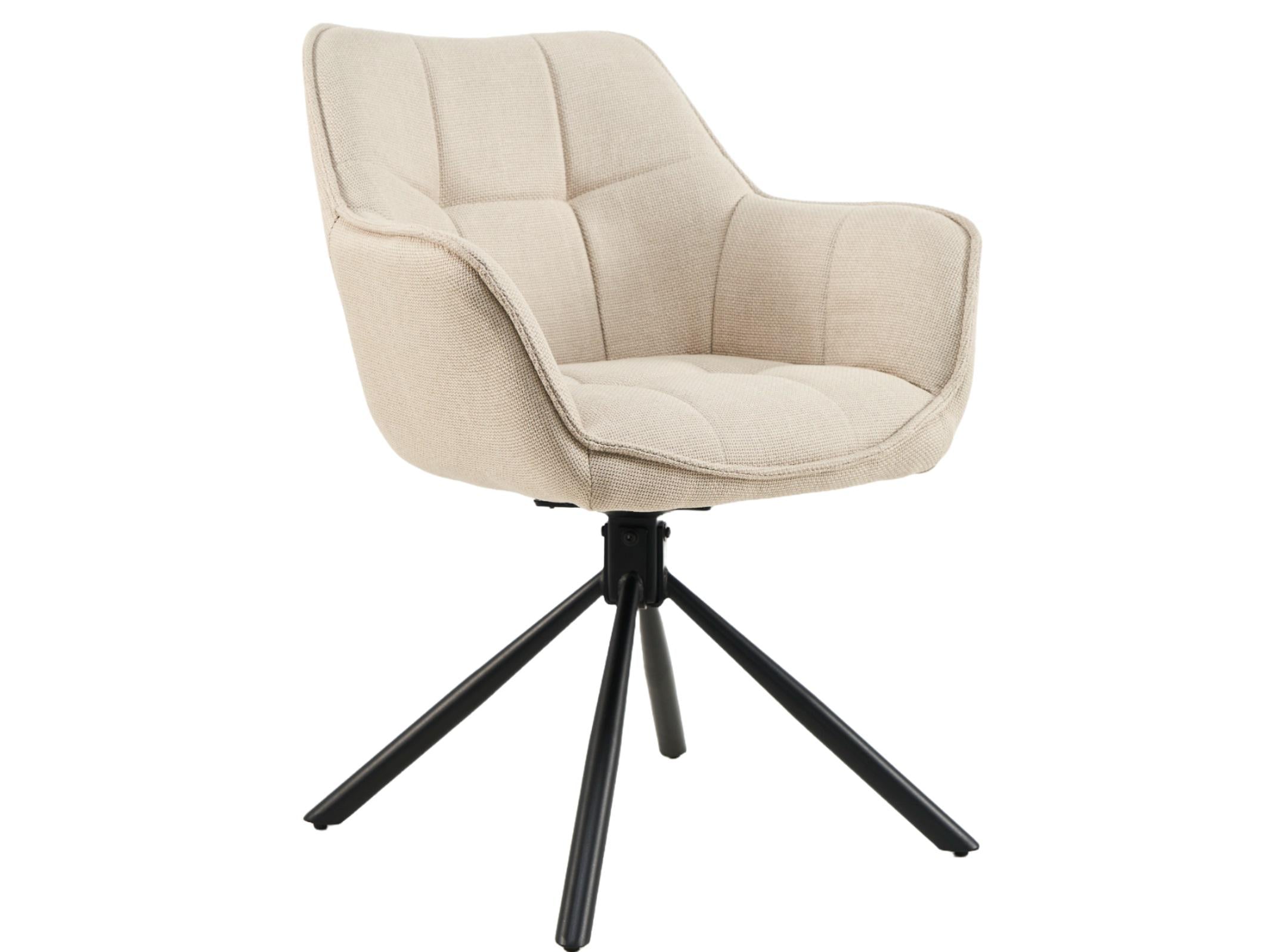 Стул для кухни Vetro Mebel R-69 поворотный металл/ткань Черный/Айвори (R-69-ivory/black) Стул для кухни Vetro Mebel R-69 поворотный металл/ткань Черный/Айвори (R-69-ivory/black)