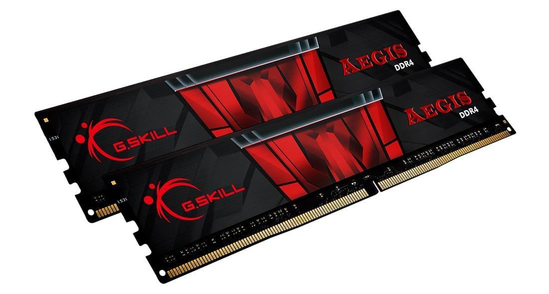 Комплект оперативной памяти G.Skill Aegis DDR4 32GB/2х16GB 3200 MHz Black/Red (F4-3200C16D-32GIS)