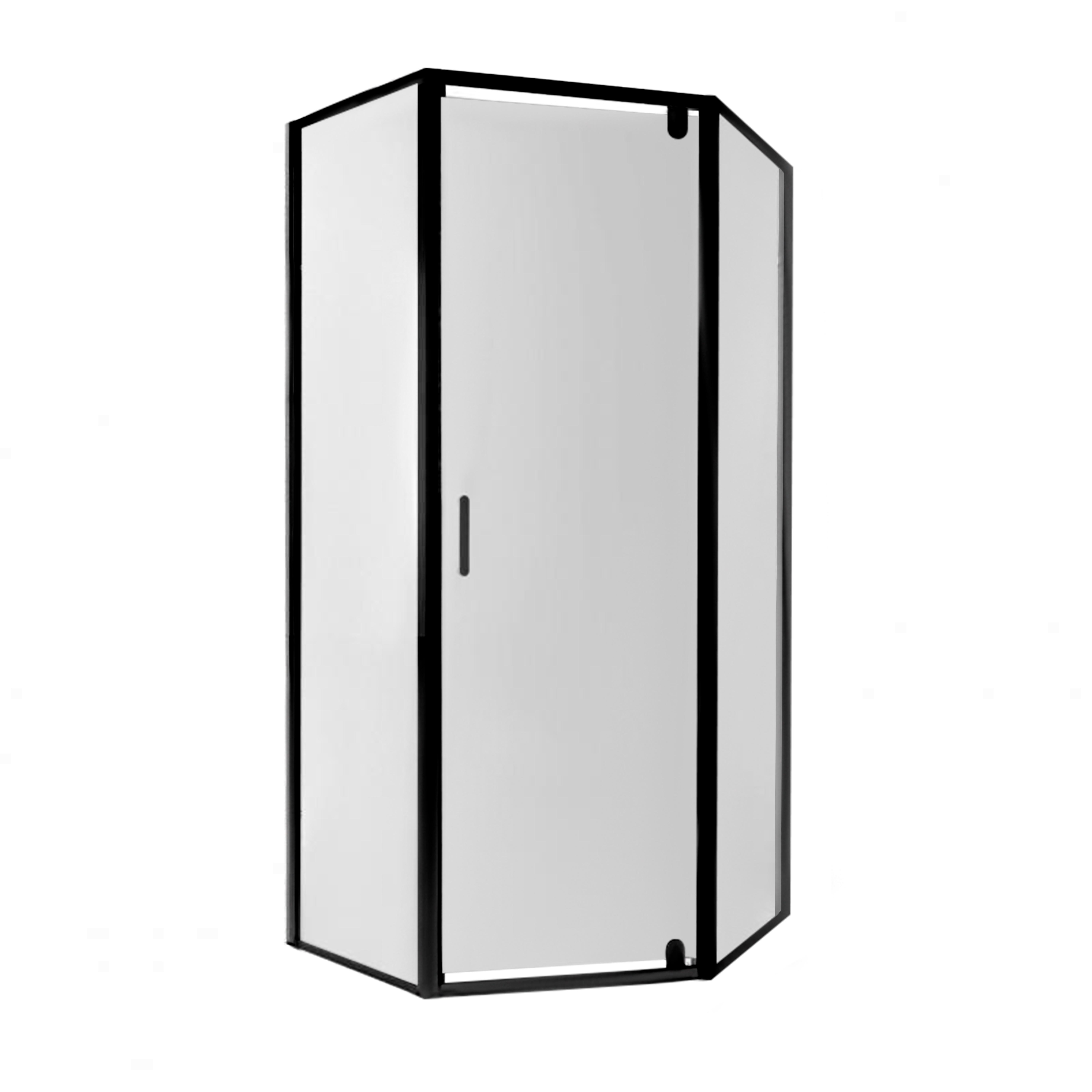 Душова кабіна Qtap Leo BLA10995-AC6 90x90 см скло Clear 6 мм без піддона (39155)