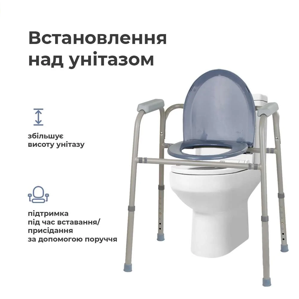 Стул-туалет стальной разборной с санитарной емкостью OSD-BL710112 - фото 3 Стул-туалет стальной разборной с санитарной емкостью OSD-BL710112 - фото 3