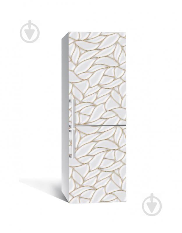 Наклейка на холодильник Zatarga «Сплетение шёлка» 650х2000 мм виниловая 3Д наклейка декор на кухню Наклейка на холодильник Zatarga «Сплетение шёлка» 650х2000 мм виниловая 3Д наклейка декор на кухню