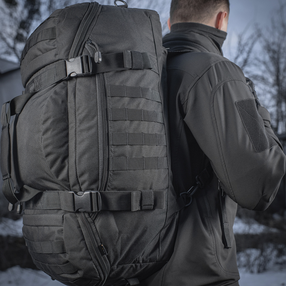 Сумка-рюкзак M-TAC Hammer Ranger ЗСУ 65x37x25 60 л Черный (9145) - фото 8