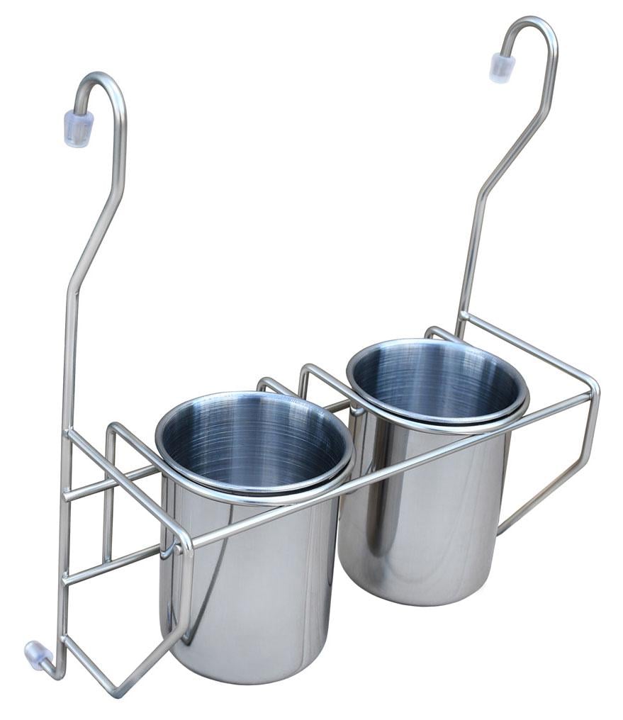 Чаша на рейлінг подвійний Lemax для столових приборів Нікель матовий (MX-425 NM)