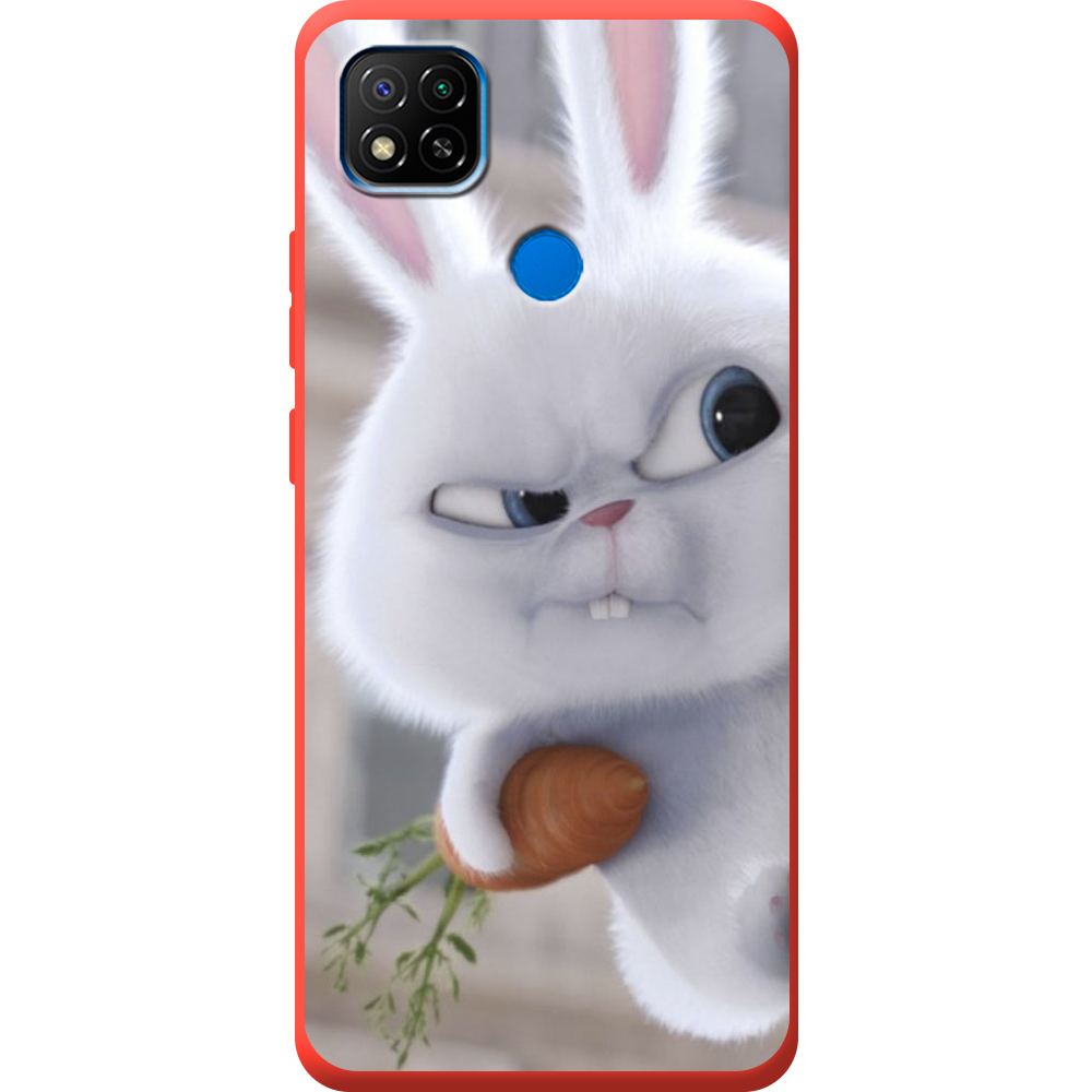 Чехол BoxFace Xiaomi Redmi 9C Rabbit Snowball Красный силикон (40879-up1116-44021)