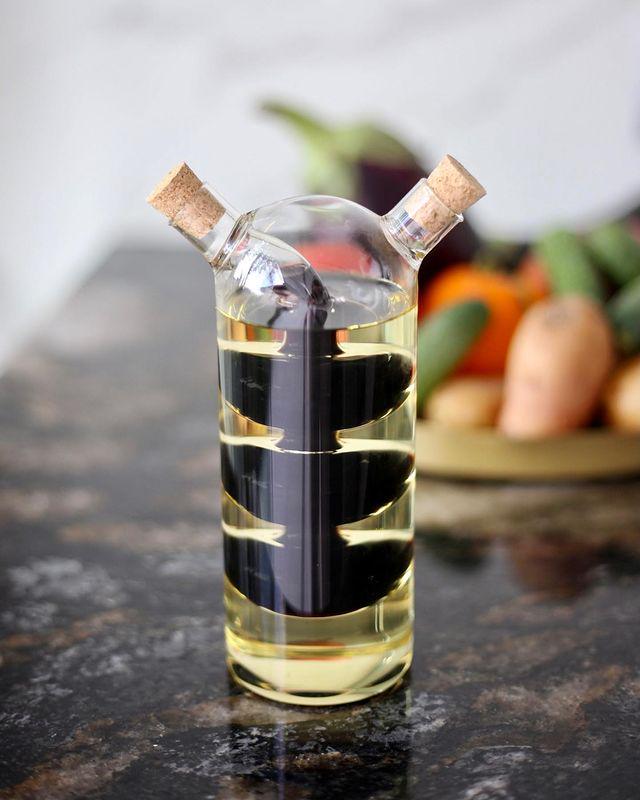 Емкость двойная InspoLine стеклянная 300/100 мл (00000010115) - фото 2 Емкость двойная InspoLine стеклянная 300/100 мл (00000010115) - фото 2