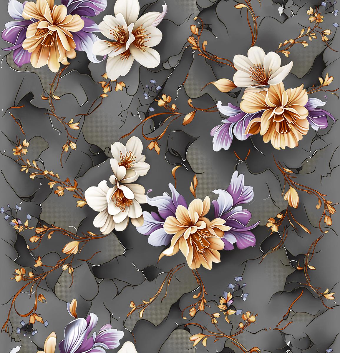 Обои бумажные дуплекс Континент Мариса Черный (160)