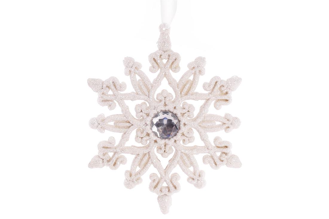 Елочное украшение Снежинка BonaDi (788-528)