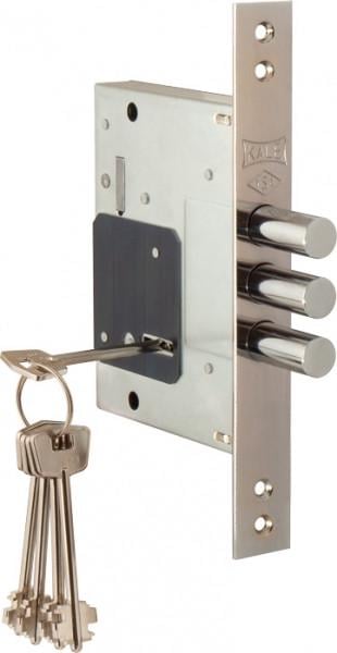 Замок врезной Kale 257 L дополнительный сувальдный 5 кл. (257L0000022)