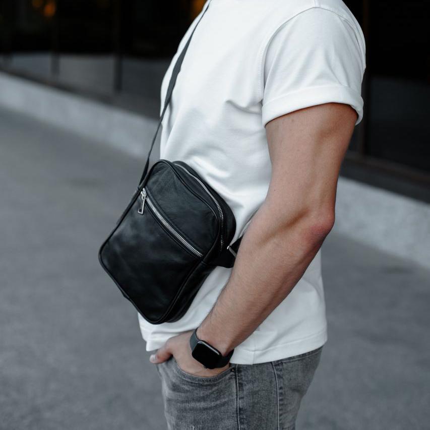 Сумка из натуральной кожи Черный (119530) - фото 27 Сумка из натуральной кожи Черный (119530) - фото 27