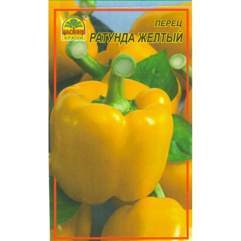 Насіння перцю Насіння країни Ратунда 30 шт. Жовтий (1137297698) Насіння перцю Насіння країни Ратунда 30 шт. Жовтий (1137297698)
