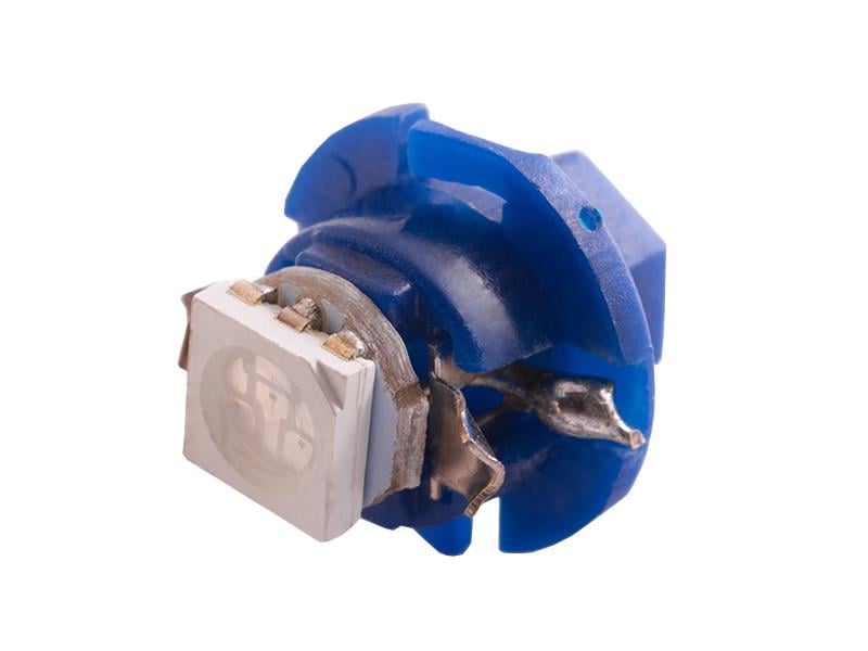 Автолампа светодиодная T5 W1.2W B8.4d 24 В SMD5050-1led Синий (1480)