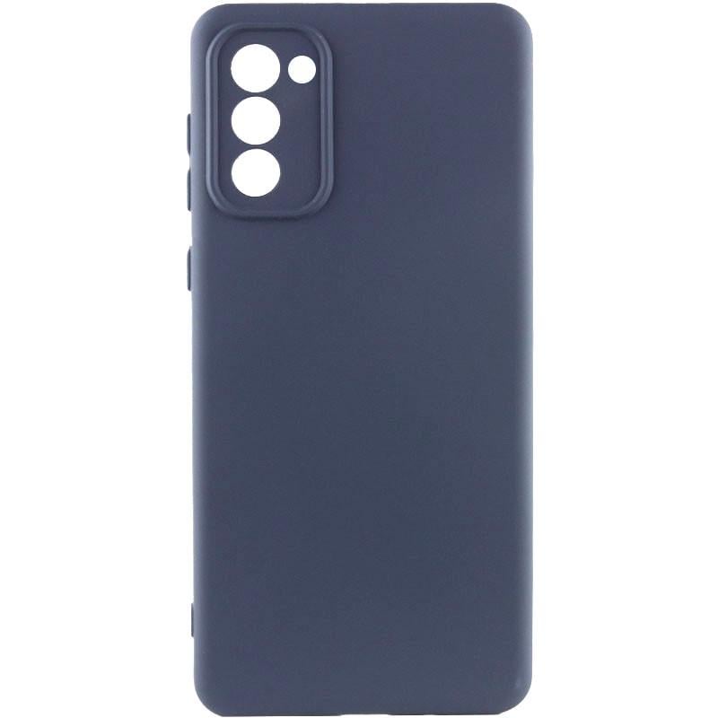 Протиударний чохол Silicone Cover Lakshmi Full Camera (AAA) для Samsung Galaxy S20 FE Темно-синій / Midnight blue