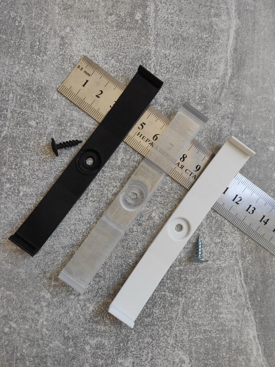 Крепления безрамочные Bezramkavto для 2-х номерных знаков Полупрозрачный - фото 2 Крепления безрамочные Bezramkavto для 2-х номерных знаков Полупрозрачный - фото 2