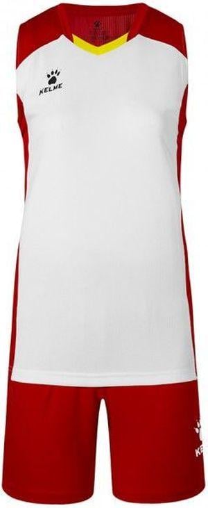 Форма волейбольная Kelme женская L Бело-красный (3802254.9107)