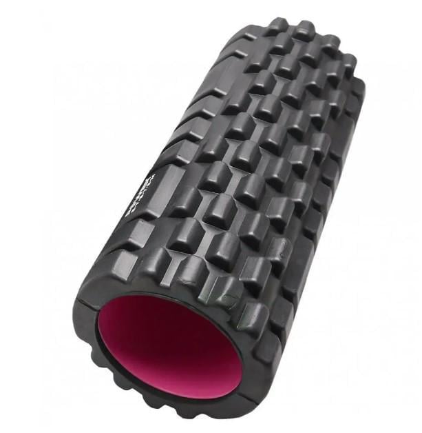 Массажный ролик Power System PS-4050 Fitness Foam Roller 33x15 см Black/Pink (60778)