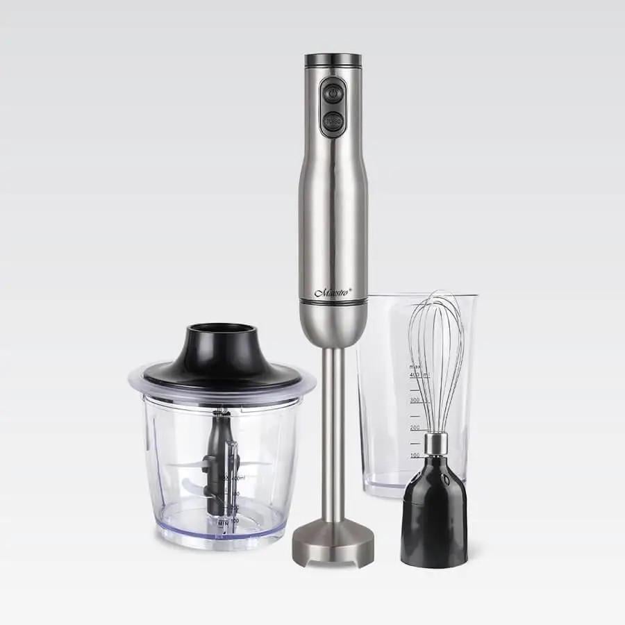 Блендер погружной Maestro 1000 Вт Черно-серый (MR-569)